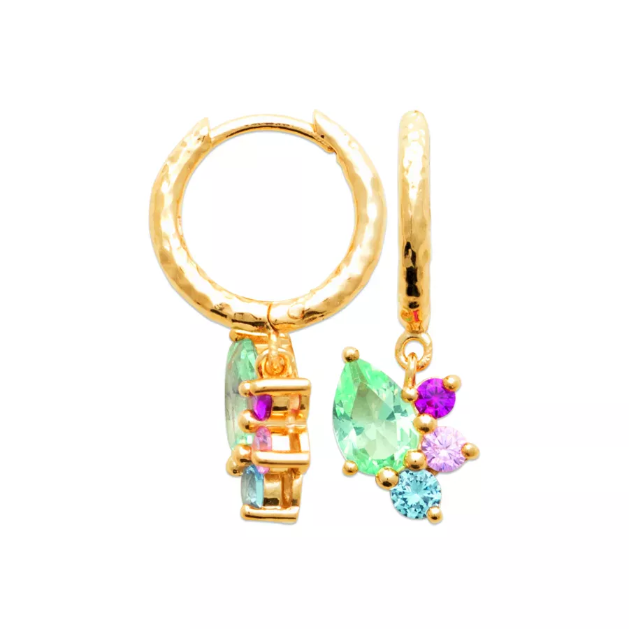 Серьги Bon Bon с ювелирным стеклом