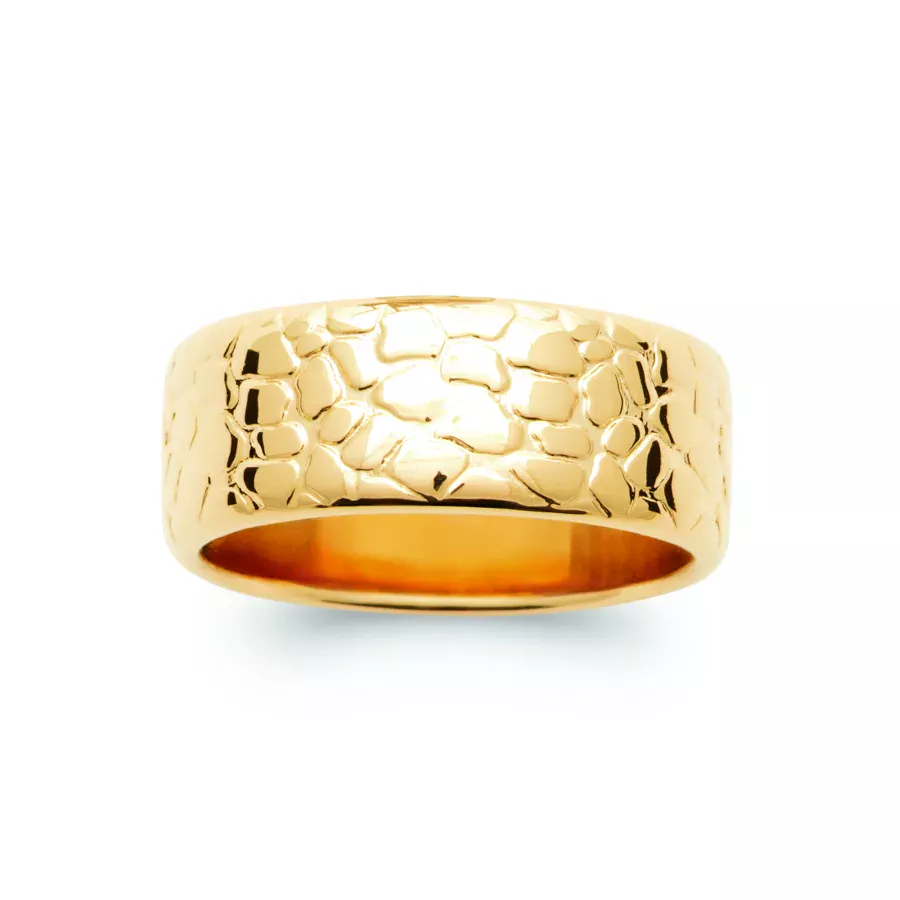 Кольцо Kobra в позолоте