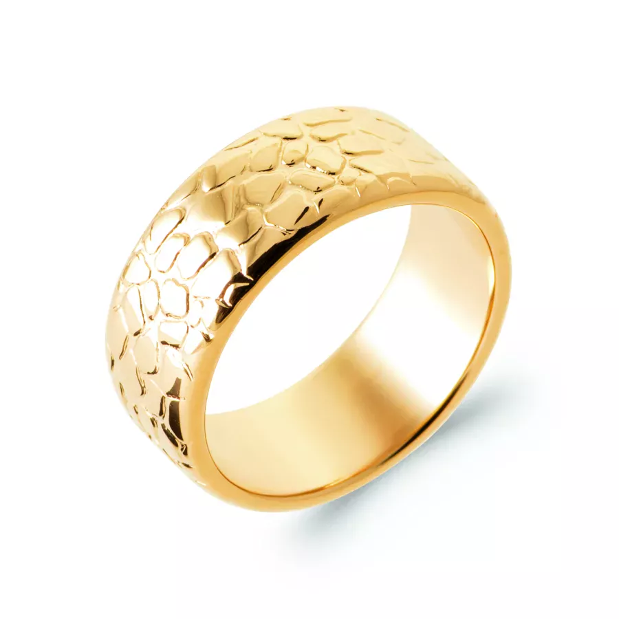 Кольцо Kobra в позолоте